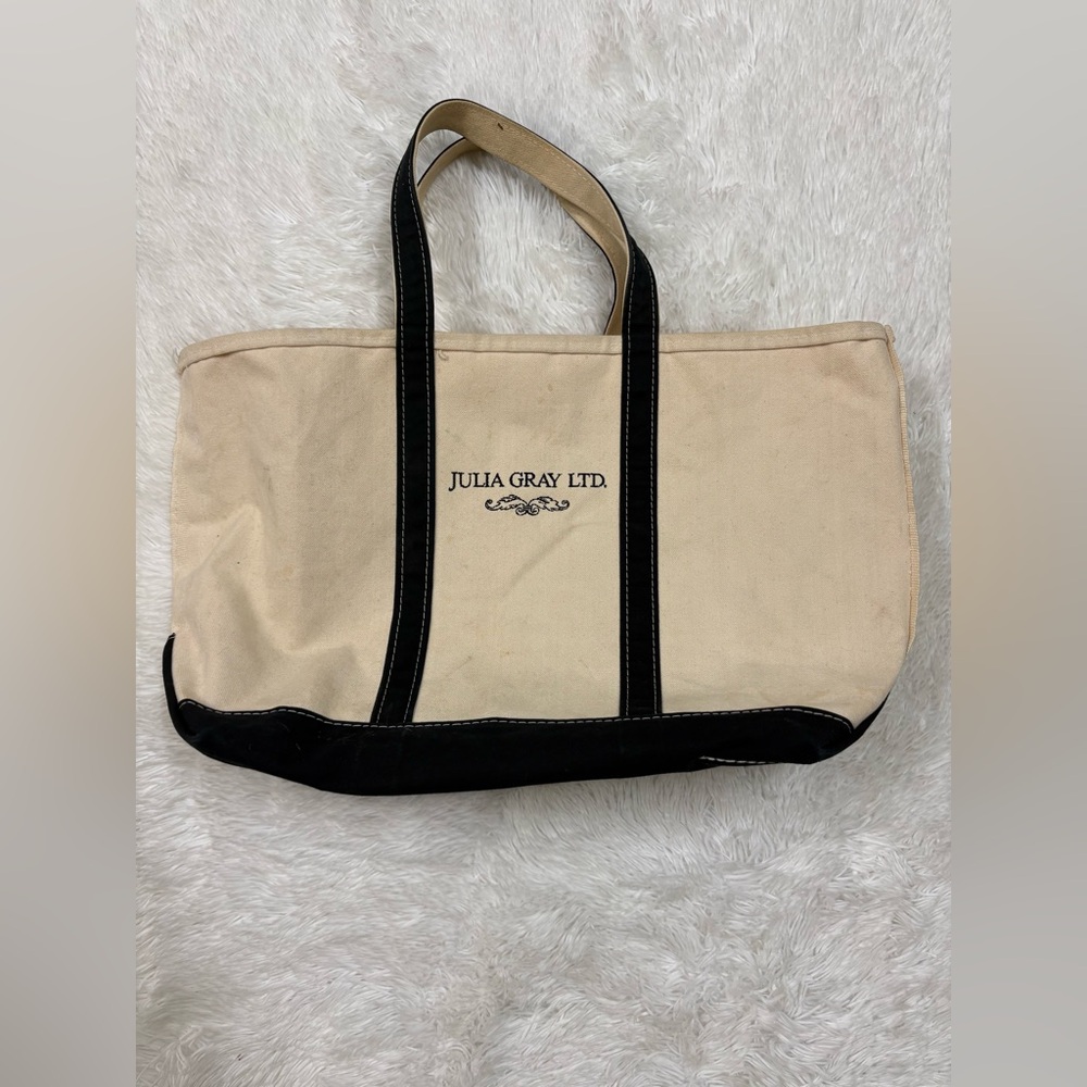 L.L. Bean Beige and Black Men's Tote Bag